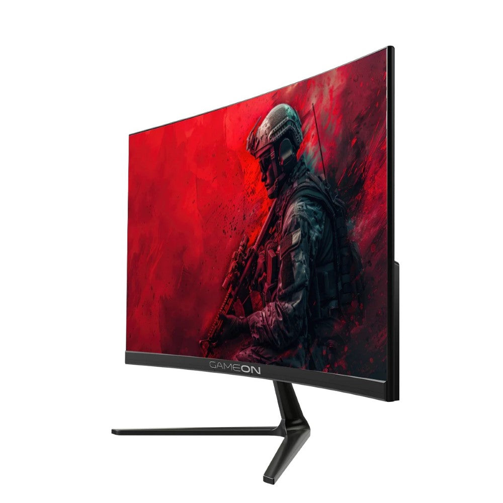 Gameon Led Monitor Curved 24 inch FHD 120Hz Black