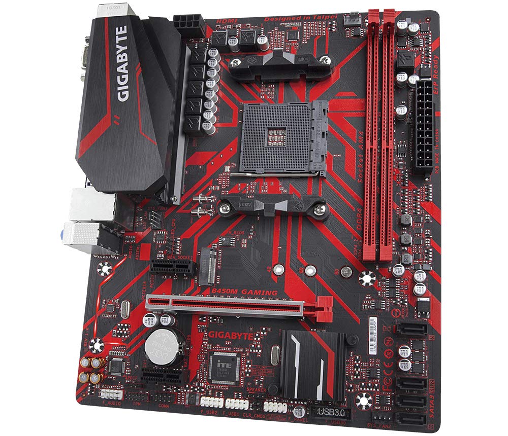 Gigabyte Motherboard B450M Micro ATX Gaming DDR4
