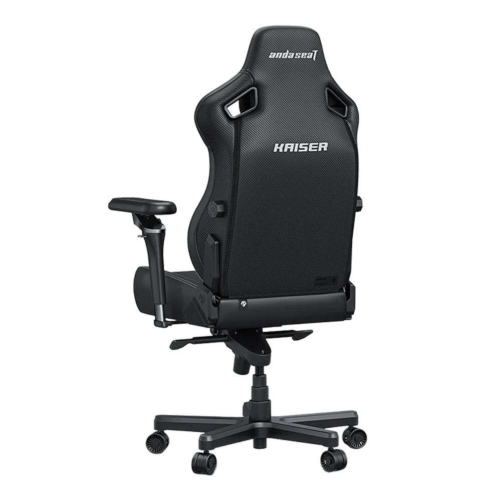 AndaSeat Chair Kaiser 4 XL V2 Leather Gaming Chair (Elegant Black)