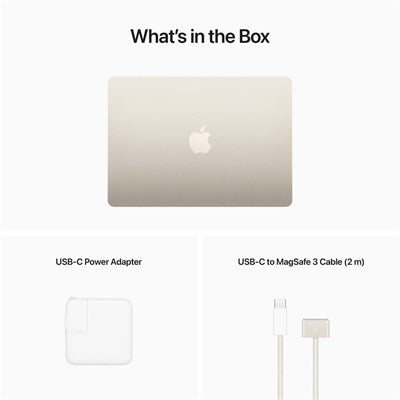 Apple Macbook Air MC7W4 M2 chip 16GB 256GB SSD 13.6 Inch Starlight