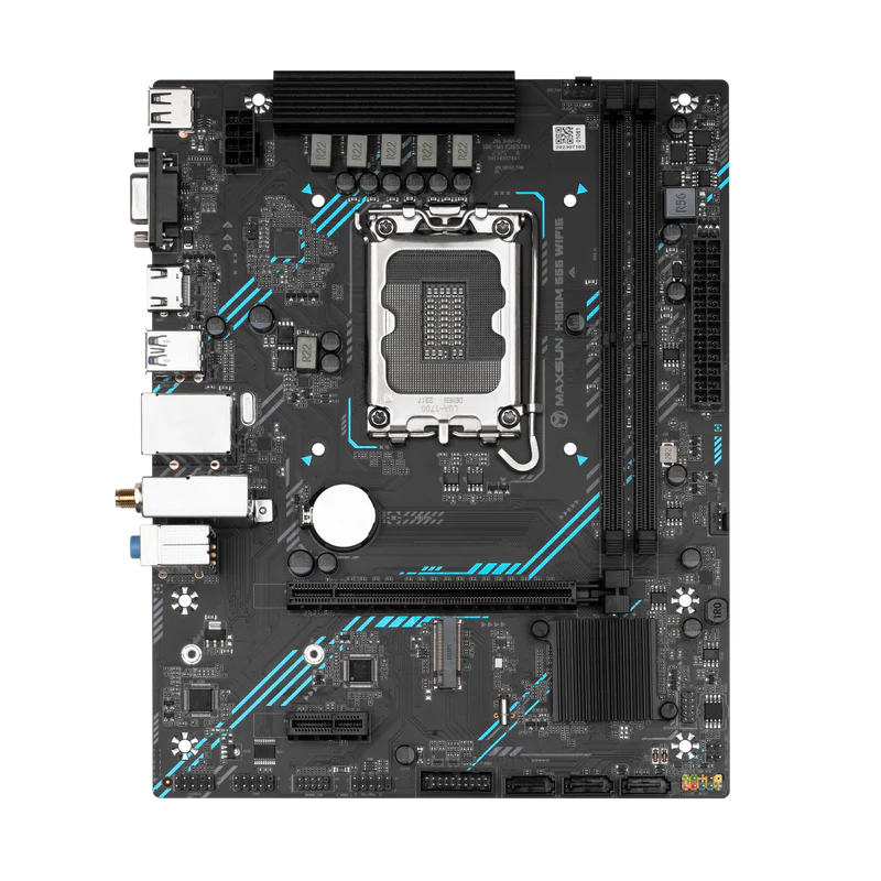 Maxsun Motherboard H610M 666 Wifi6 ARGB DDR4