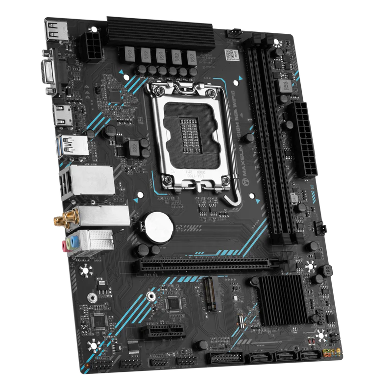 Maxsun Motherboard H610M 666 Wifi6 ARGB DDR4
