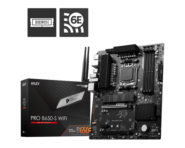 MSI Motherboard PRO B650 S WIFI