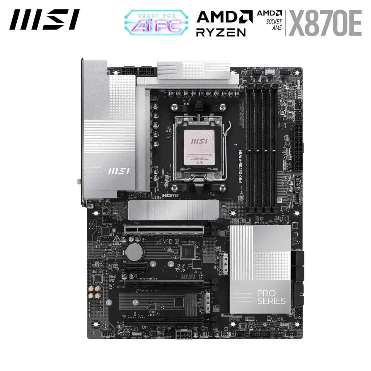 MSI Motherboard X870E P WiFi ATX