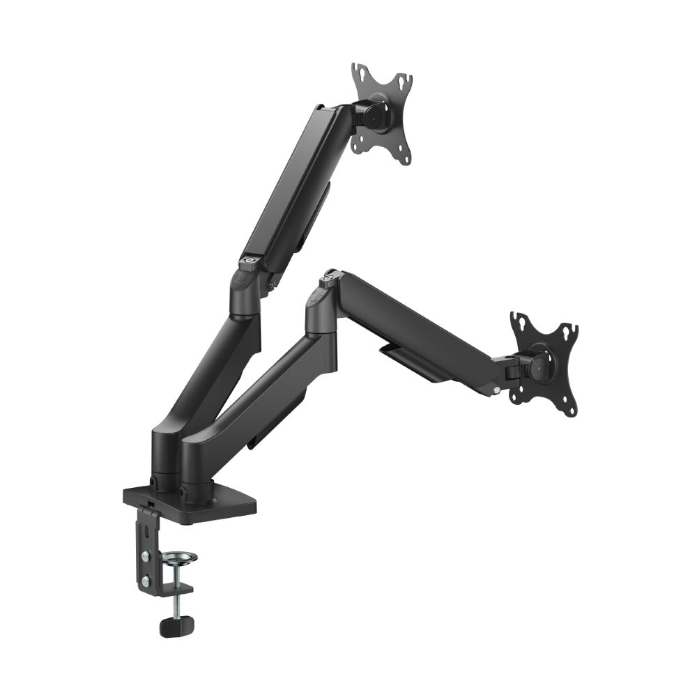 MXG LED Stand EMA-24 Economical Mechanical Spring Dual Monitor Arm