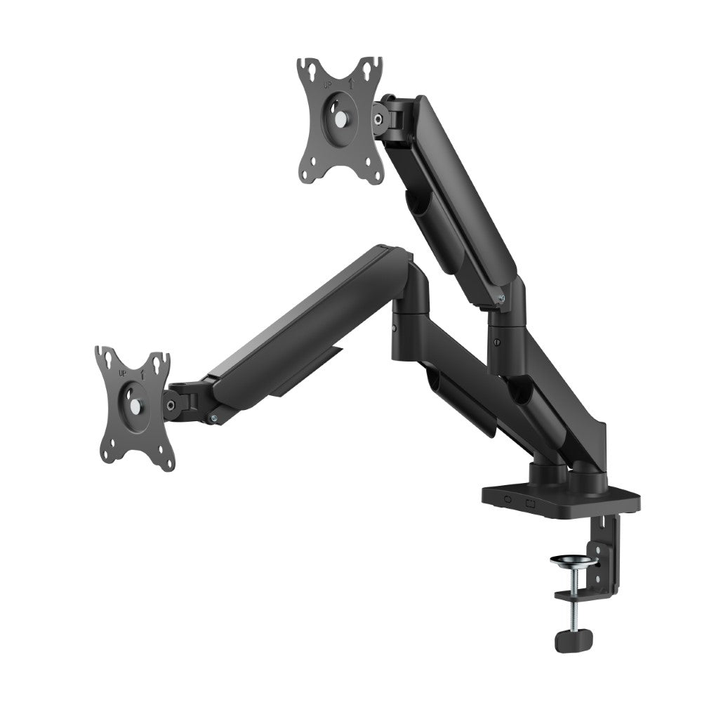 MXG LED Stand EMA-24 Economical Mechanical Spring Dual Monitor Arm