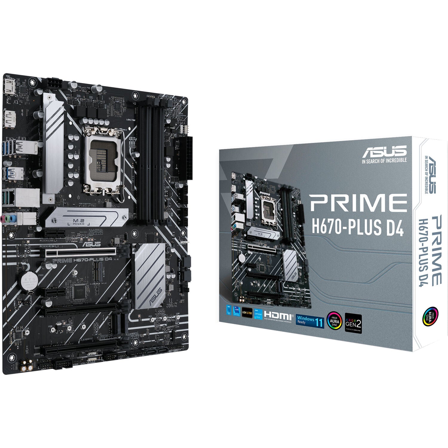 Asus motherboard H670 Prime Plus D4
