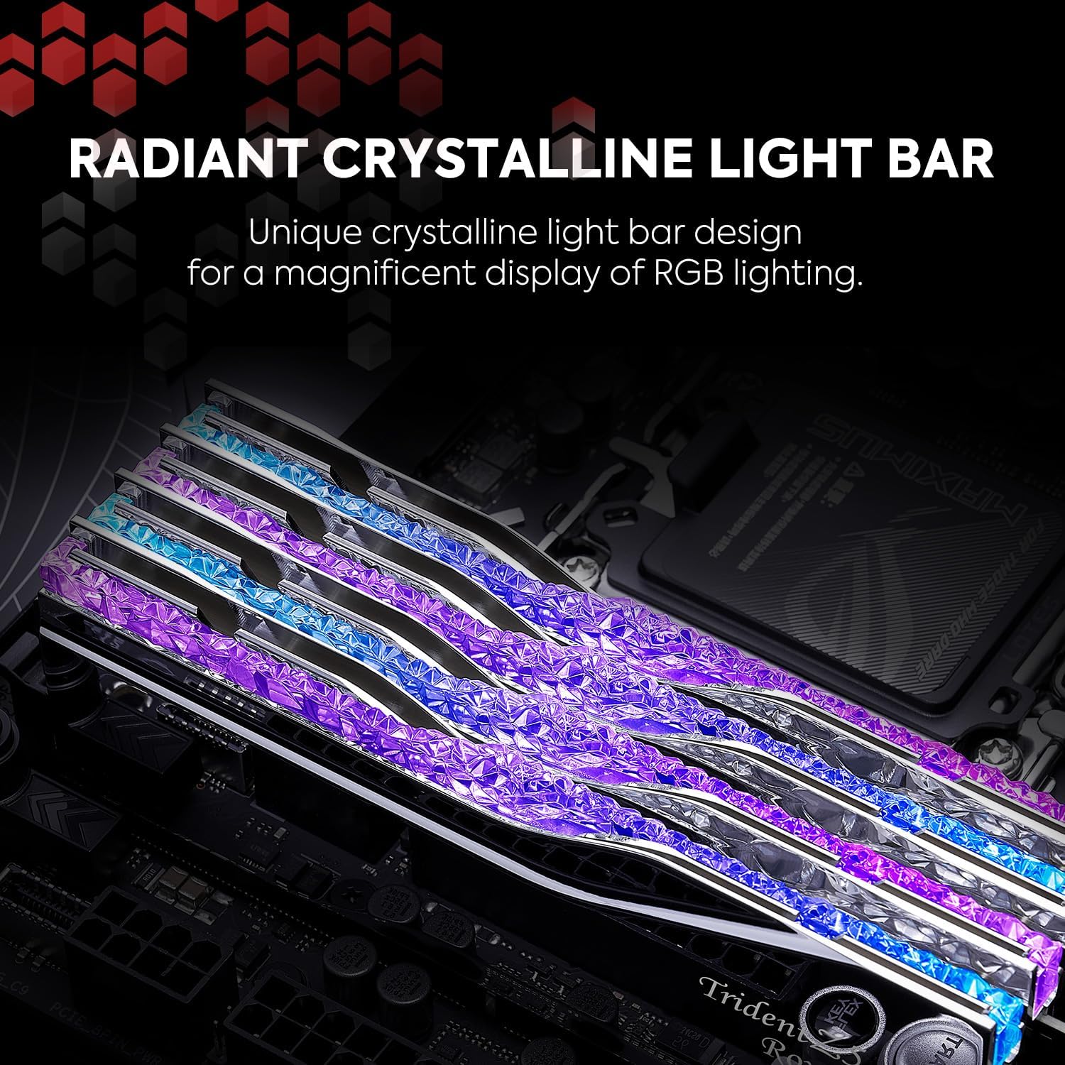 G Skills Ram Desktop 32GB (16x2) 6000MHZ CL28-36 DDR5 Trident Z5 Royal Neo Series F5-6000J2836G16GX2-TR5NS