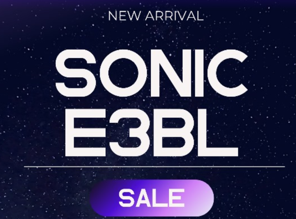 Sonic Casing E3BL 3RGB Fan white