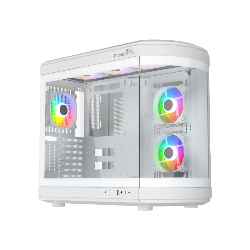 Thunder Casing Rouge Without Fan White TGC-657W Mid-Tower ATX Gaming Case