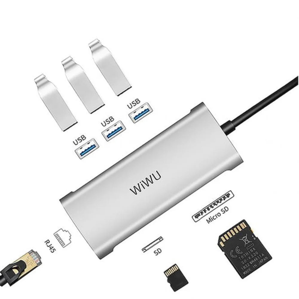 WIWU Converter 6 in 1 (631STR) Type-C Hub