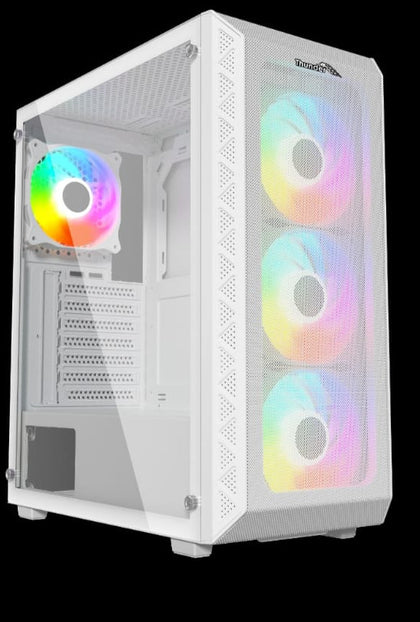 Thunder Casing Furor White 3 RGB Fans