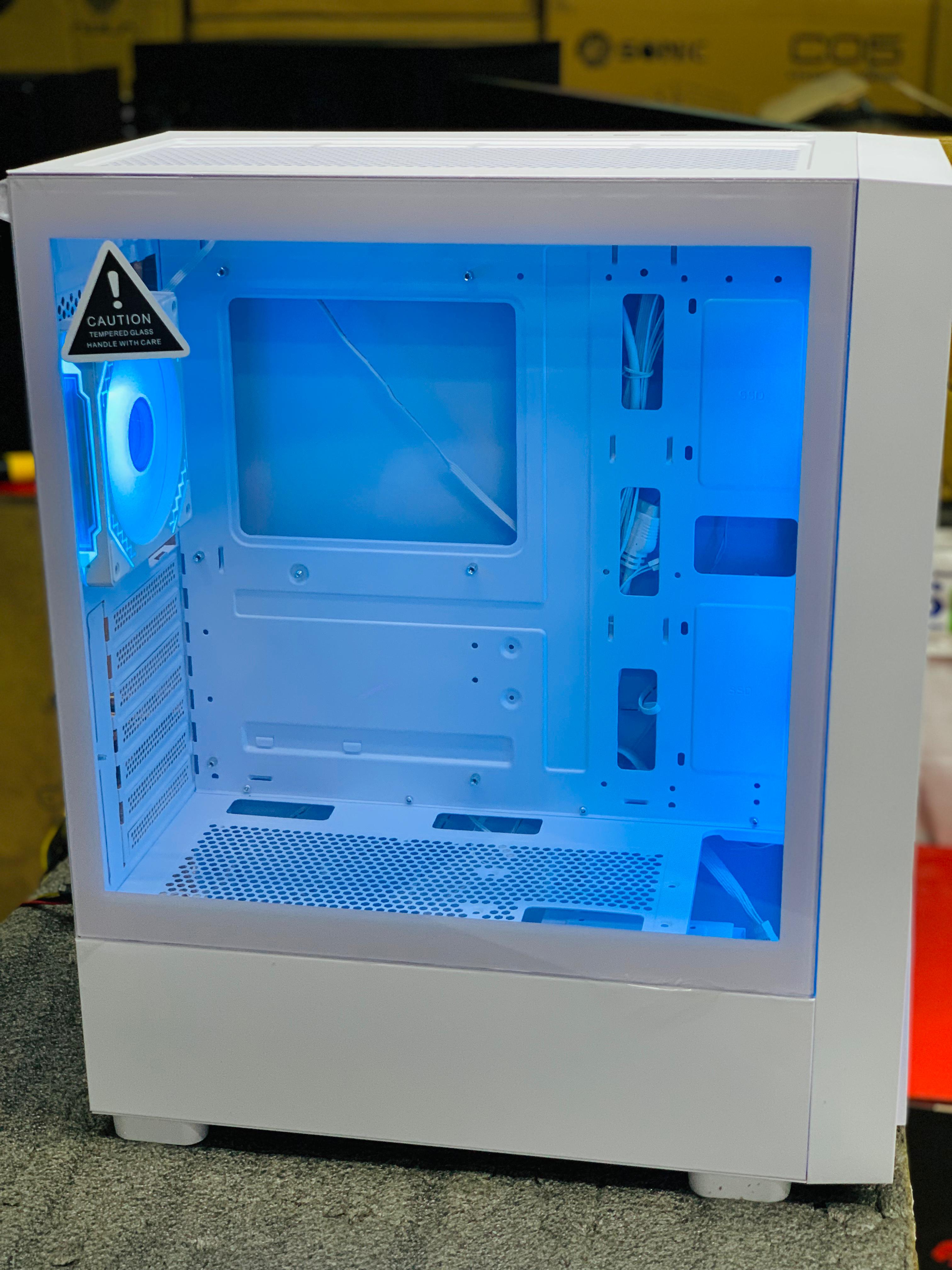 Sonic Casing Gaming C05 White 4 RGB Fans