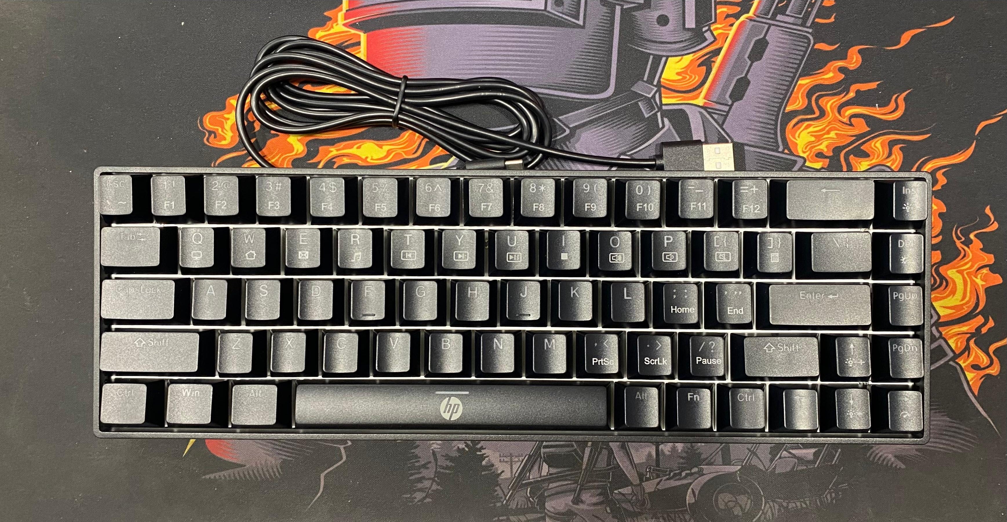 Hp Keyboard GK321 Gaming Keyboard  68% Black