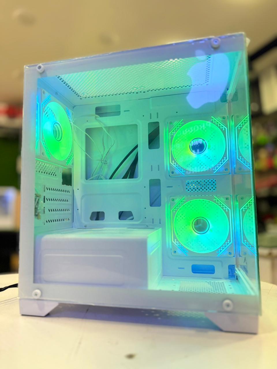 Frozer Casing Aura M 3 Infinity RGB Fans White