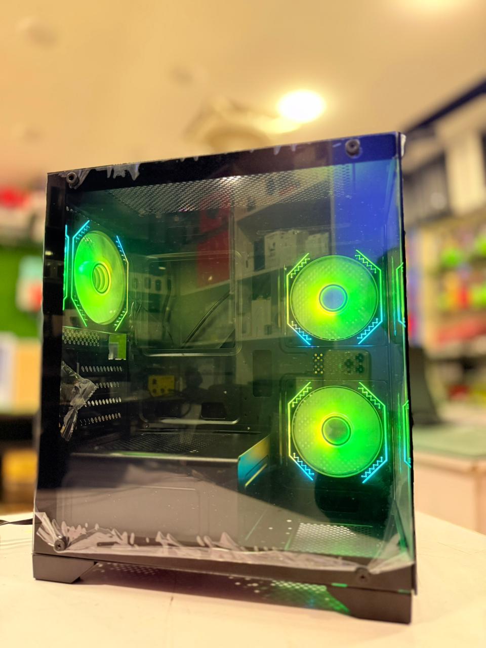 Frozer Casing Aura M 3 Infinity RGB Fans Black