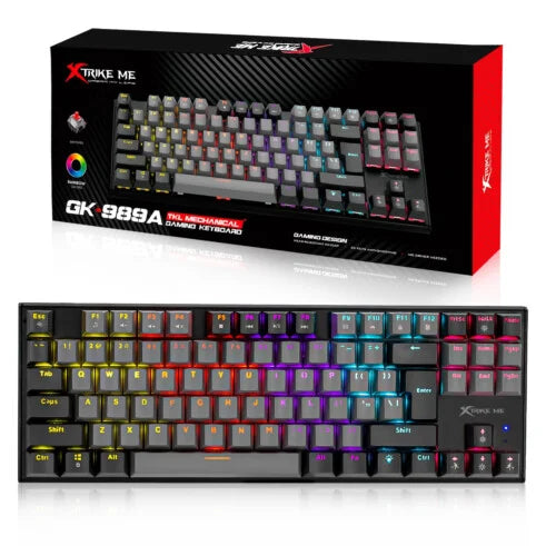 Xtrike Me Keyboard GK-989 A WIRED KEYBOARD TKL MECHANICAL GAMING