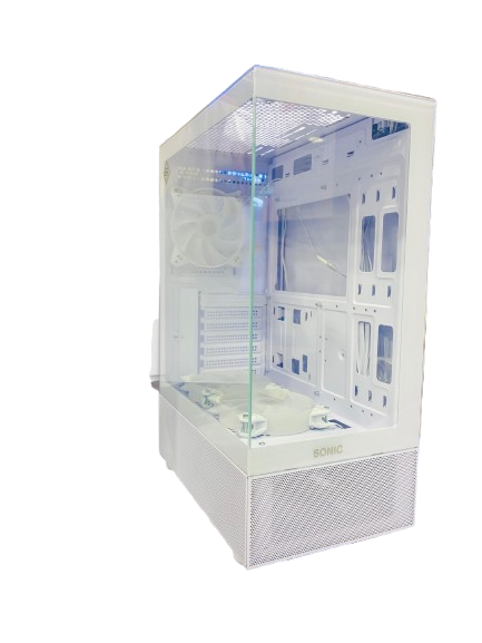 Sonic Casing E3BL 3RGB Fan white