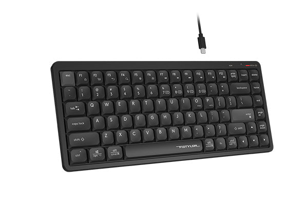 A4Tech Keyboard FBX53C Bluetooth 2.4G Wireless Black