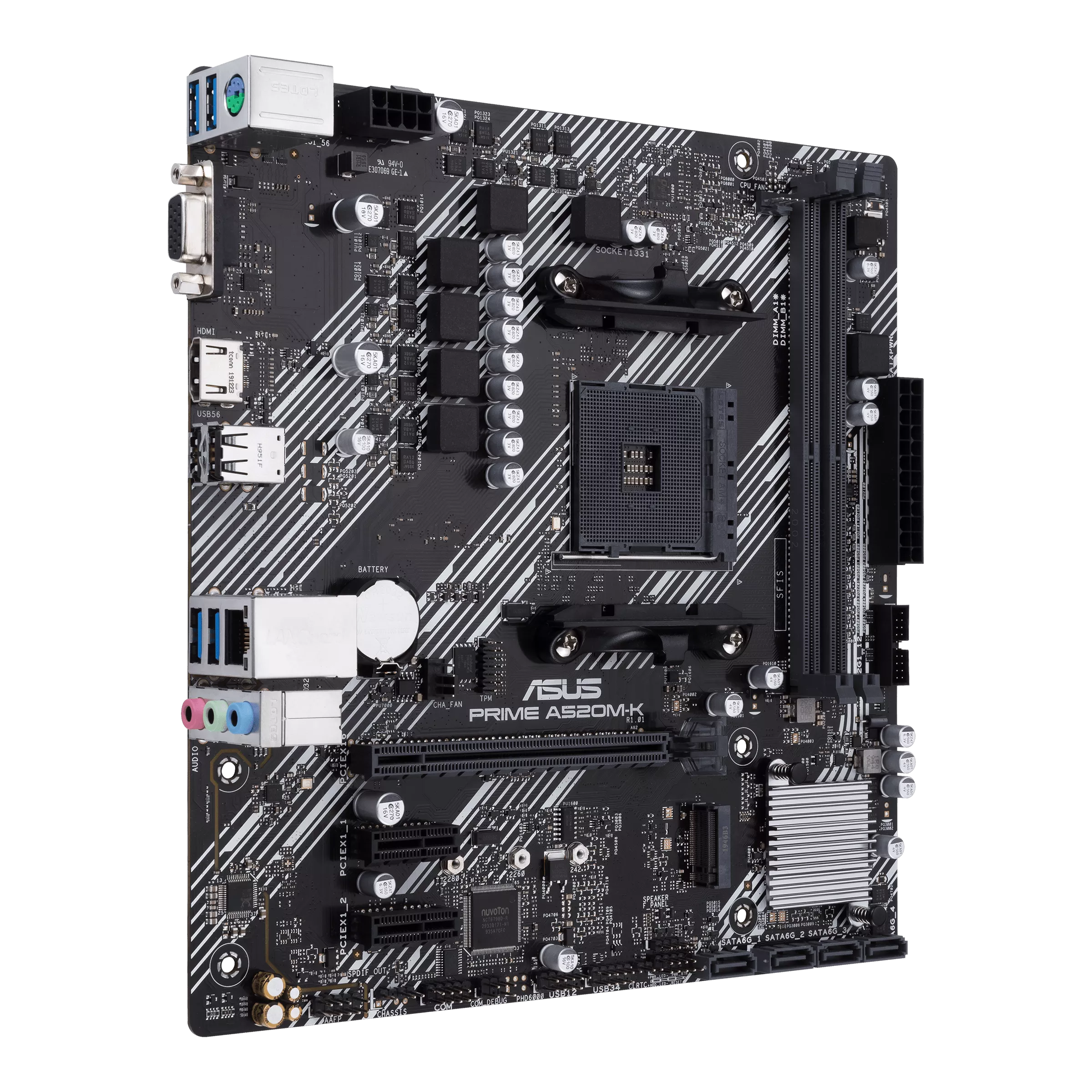 ASUS Motherboard PRIME A520M-K-CSM M-ATX & M.2 support