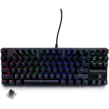 Gamestop Keyboard GS200 FPS Sniper Mechanical Gaming  - Black (Brown Switches)