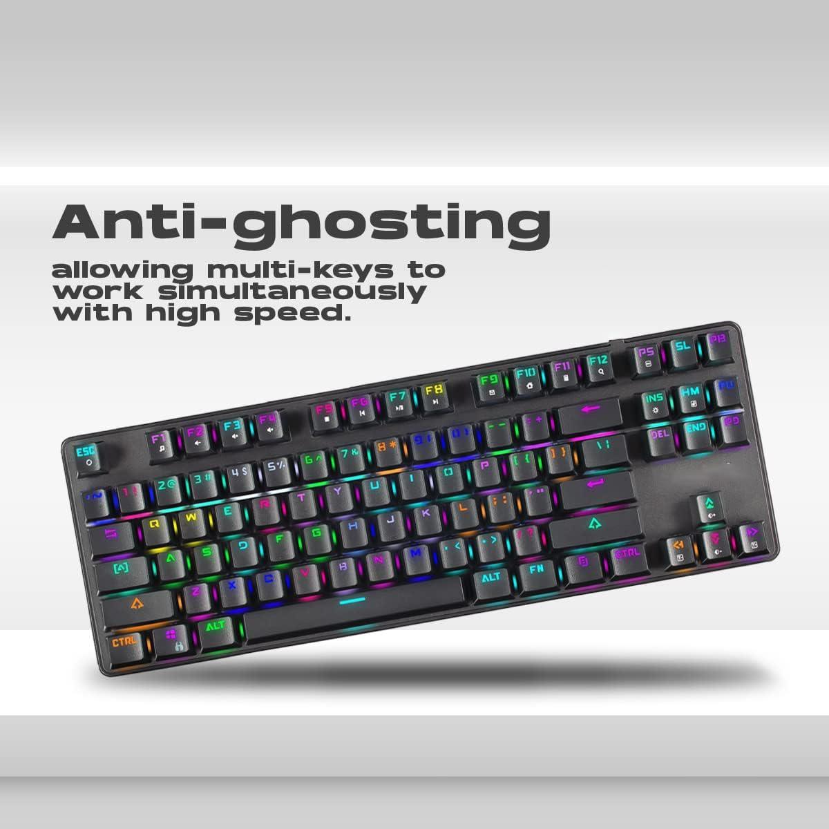 Gamestop Keyboard GS200 FPS Sniper Mechanical Gaming Black (Brown ...