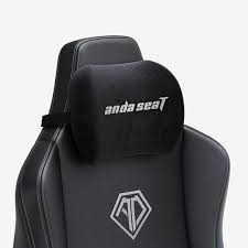 Andaseat Chair Head Pillow – Black fabric