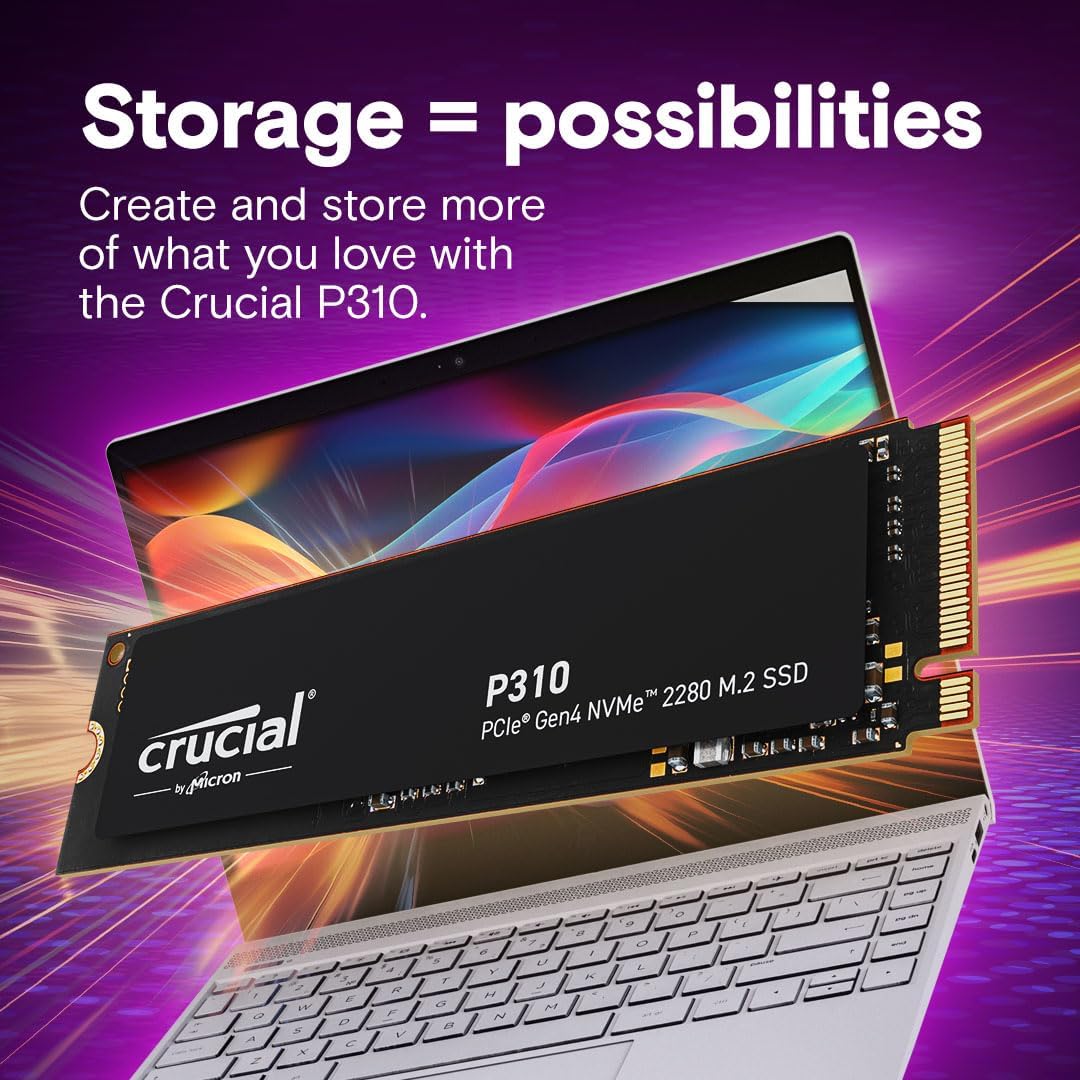 Crucial M.2 NVME SSD P310 Gen4