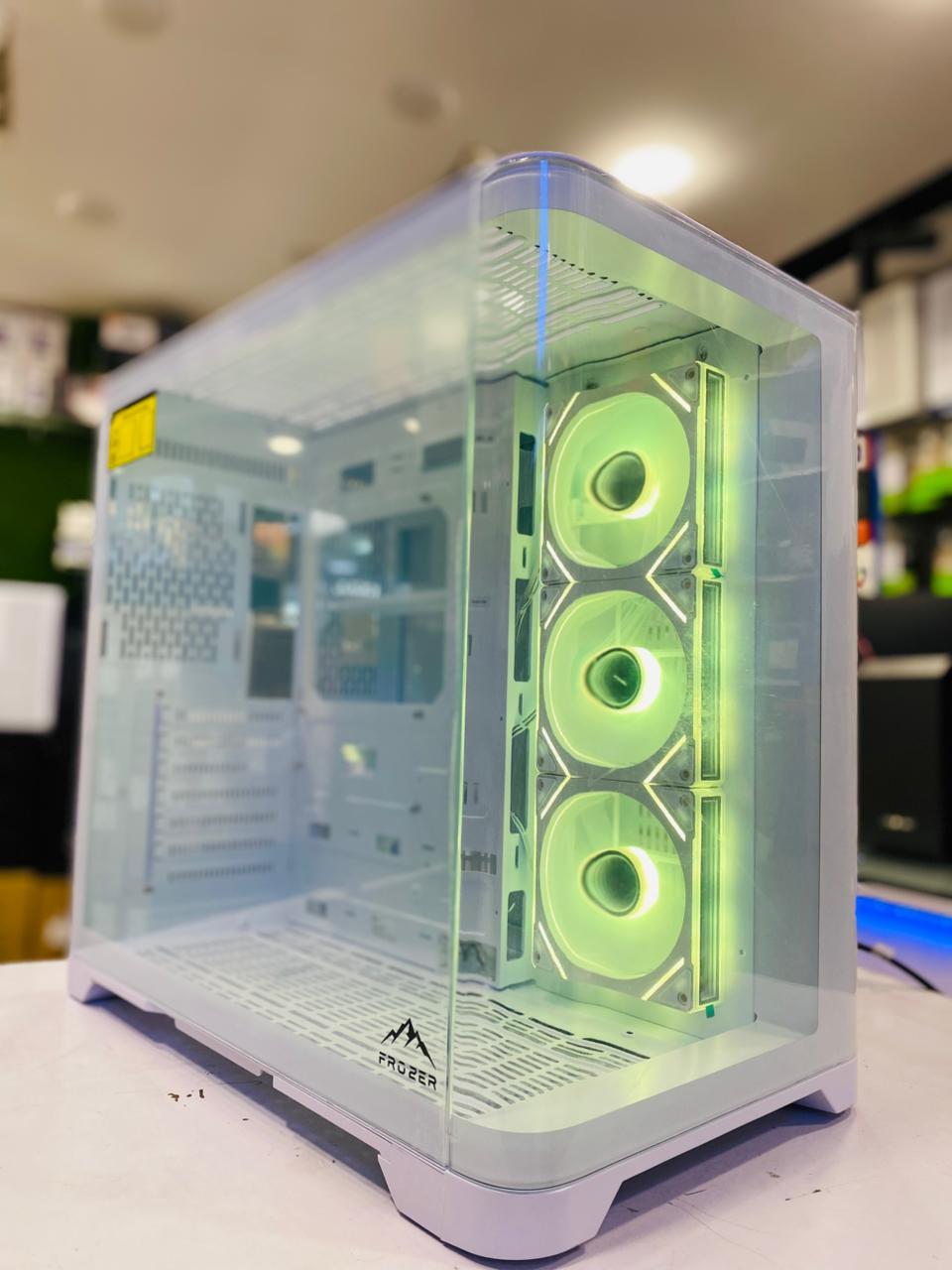 Frozer Casing Space MT ATX 3 Infinity Fan White