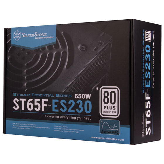 SilverStone Power Supply 650 Watt ST65F-ES230 V1.1