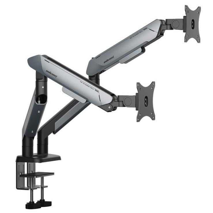 AndaSeat Led Stand Stealth Pro II Duo A9-2S Ergonomic Dual Monitor Arm - Titanium