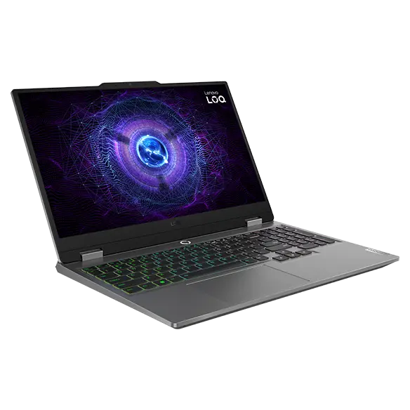 Lenovo Laptop LOQ 15IAX9  Intel Core i5-12450HX, RTX 4050 Laptop GPU 6 GB, 24GB Ram, 512GB SSD, 15.6″ FHD IPS 144Hz
