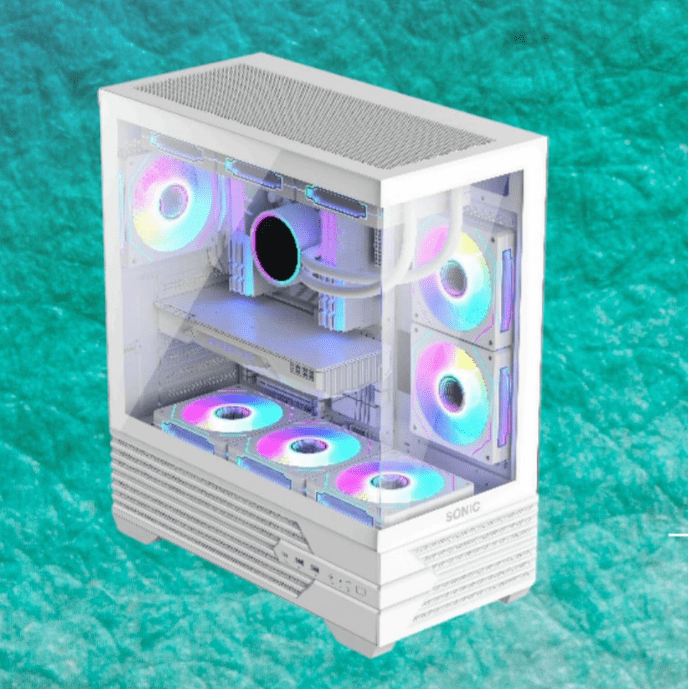 Sonic Casing K10 3 ARGB Infinity Fan ATX White