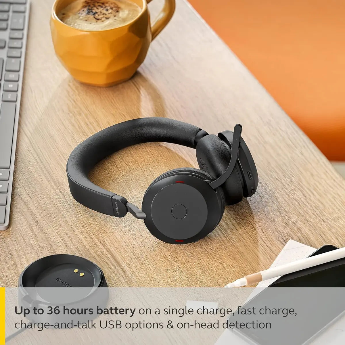 Jabra Headset Evolve2 75 Wireless USB-A Box