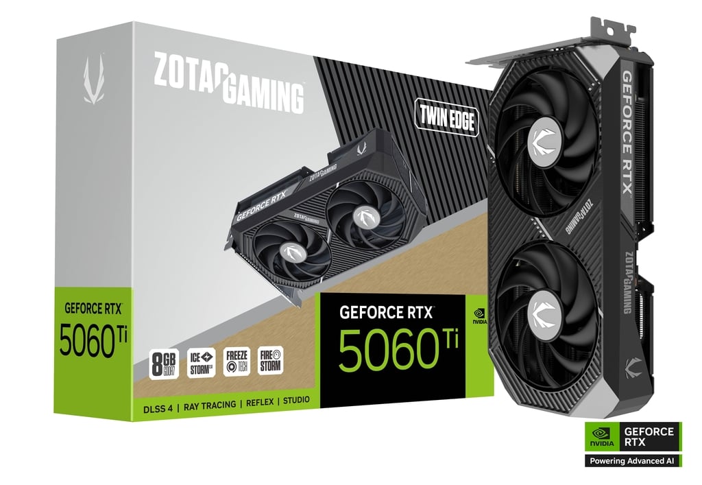 ZOTAC Graphic Card Twin Edge RTX 5060 Ti 8GB OC