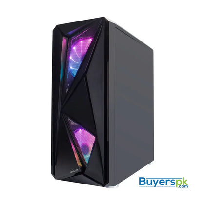 1st player Casing F4 (Black) Firerose series ATX/MATX (With 3 G6-4pin Fans) Price in Pakistan