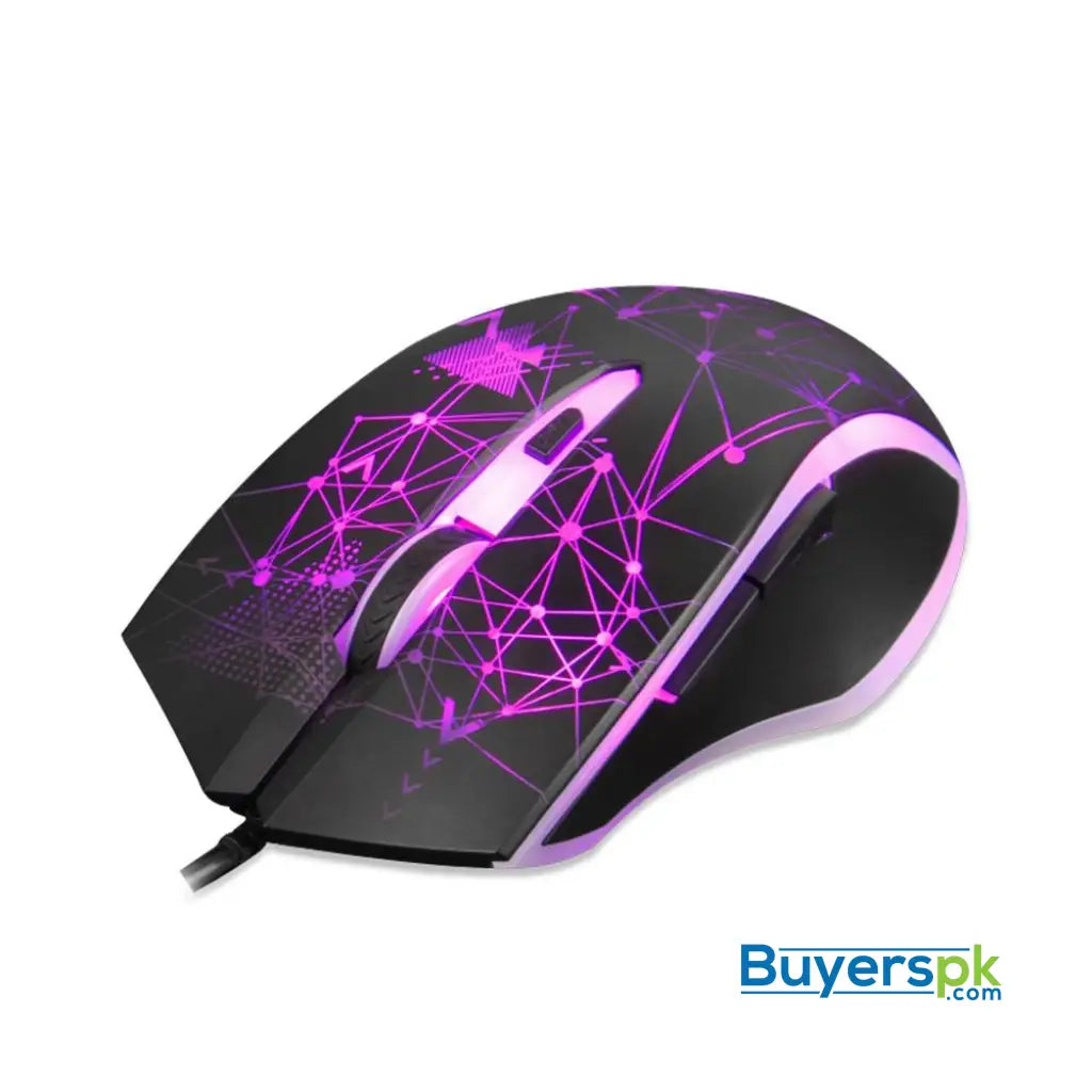 A-jazz Aj119 Rgb Black Mouse - Price in Pakistan