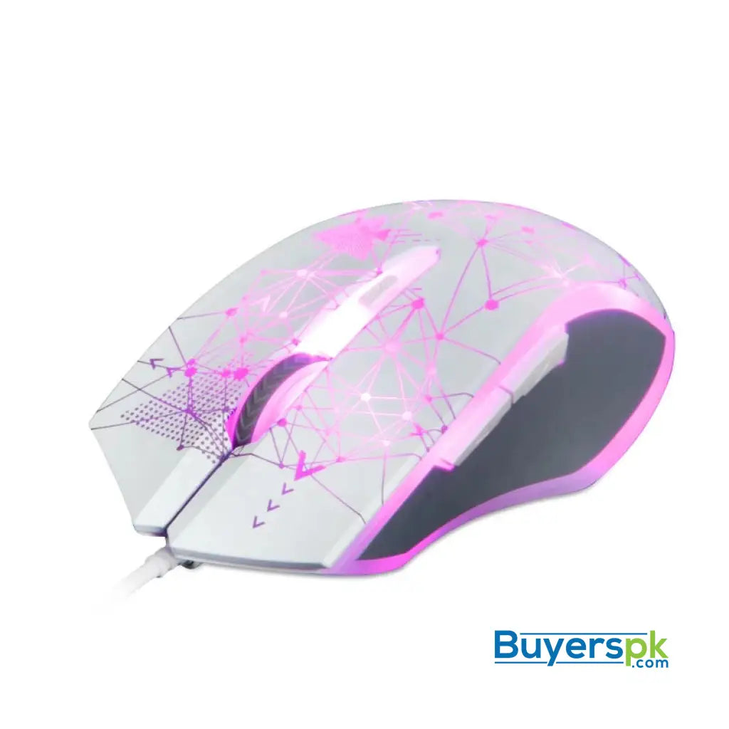 A-jazz Aj119 Rgb White Mouse - Price in Pakistan