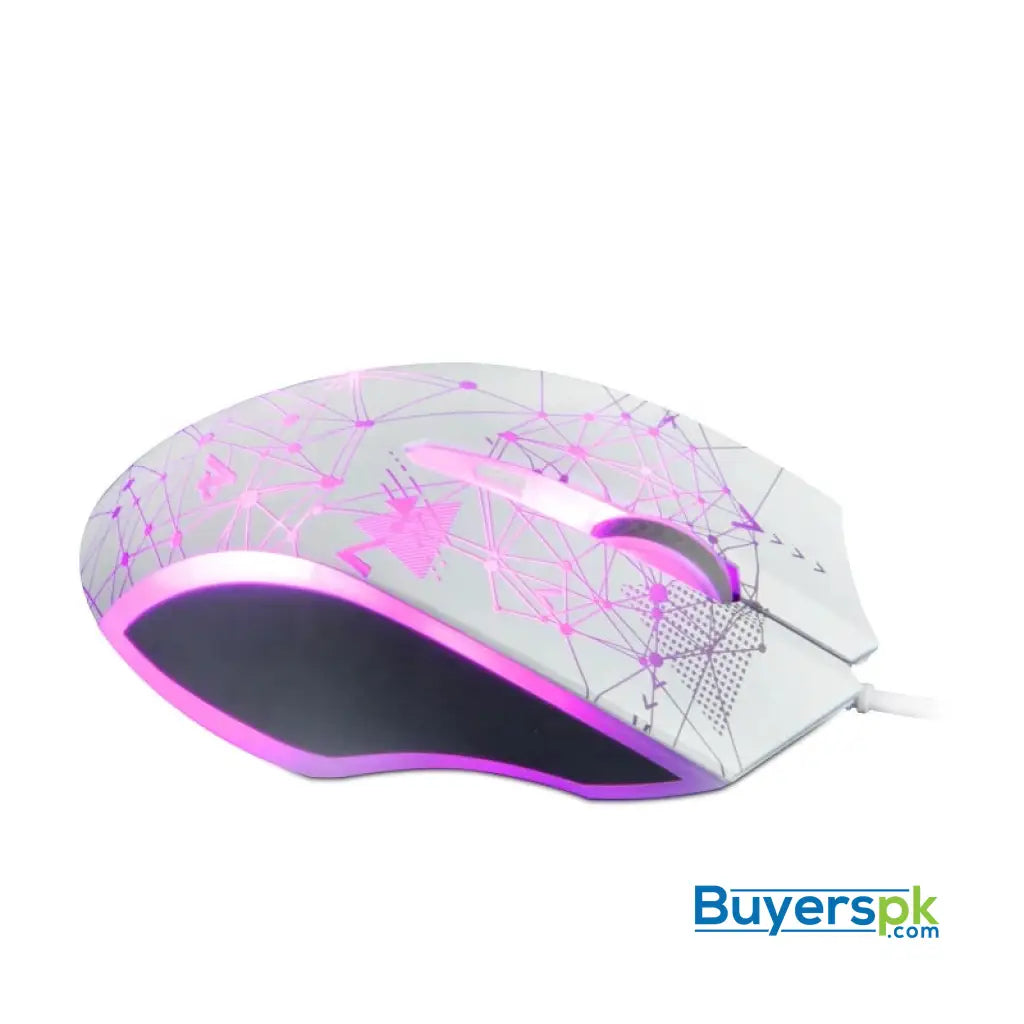 A-jazz Aj119 Rgb White Mouse - Price in Pakistan