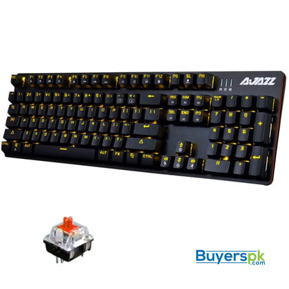 A-jazz Keyboard Robocop Mechanical Rgb Black - 104 Keys - Price in Pakistan