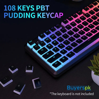 A-jazz Keycaps Pudding Pbt White - Keyboard Price in Pakistan