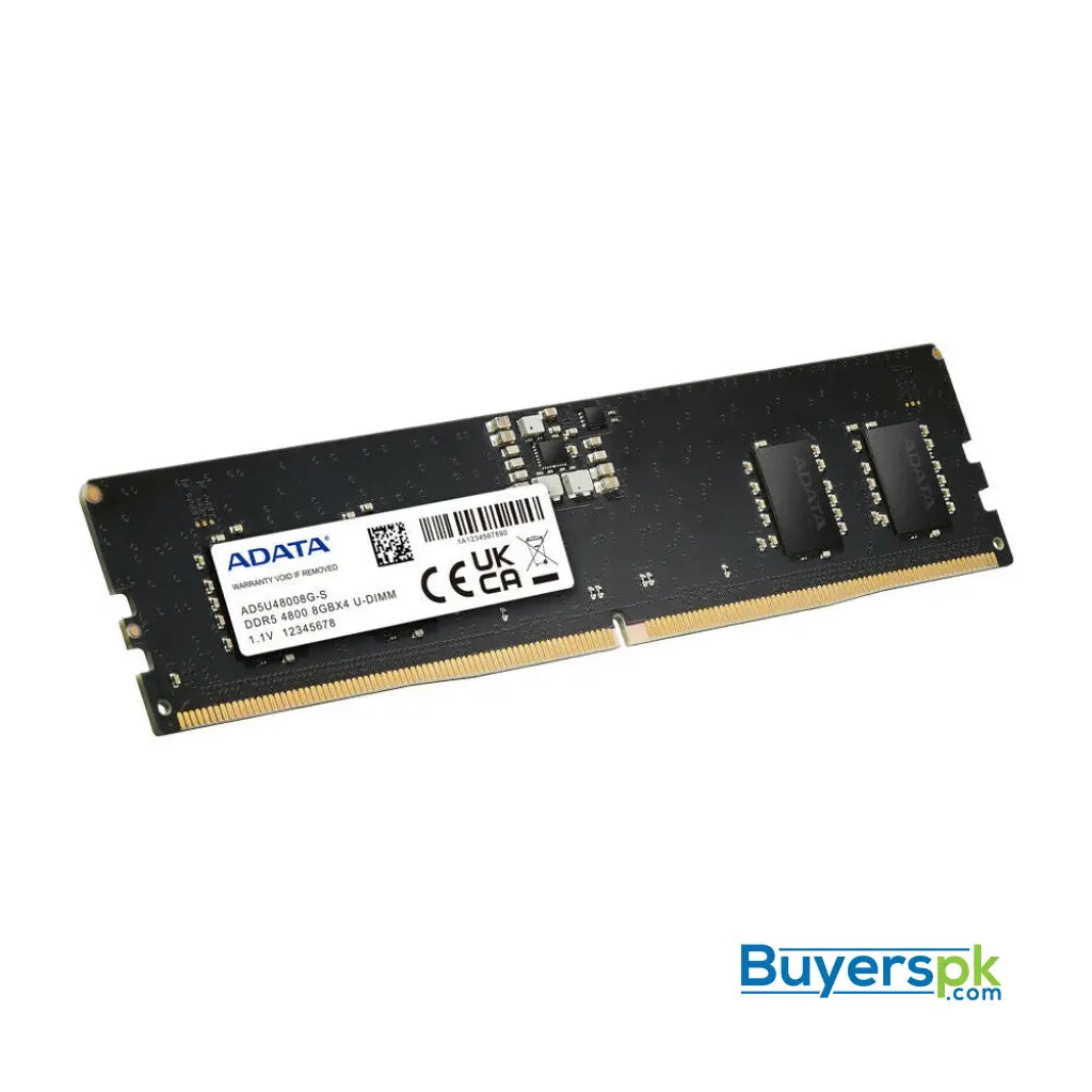 Adata Ram 8gb Ddr5 4800mhz Pc5-38400 - RAM Price in Pakistan