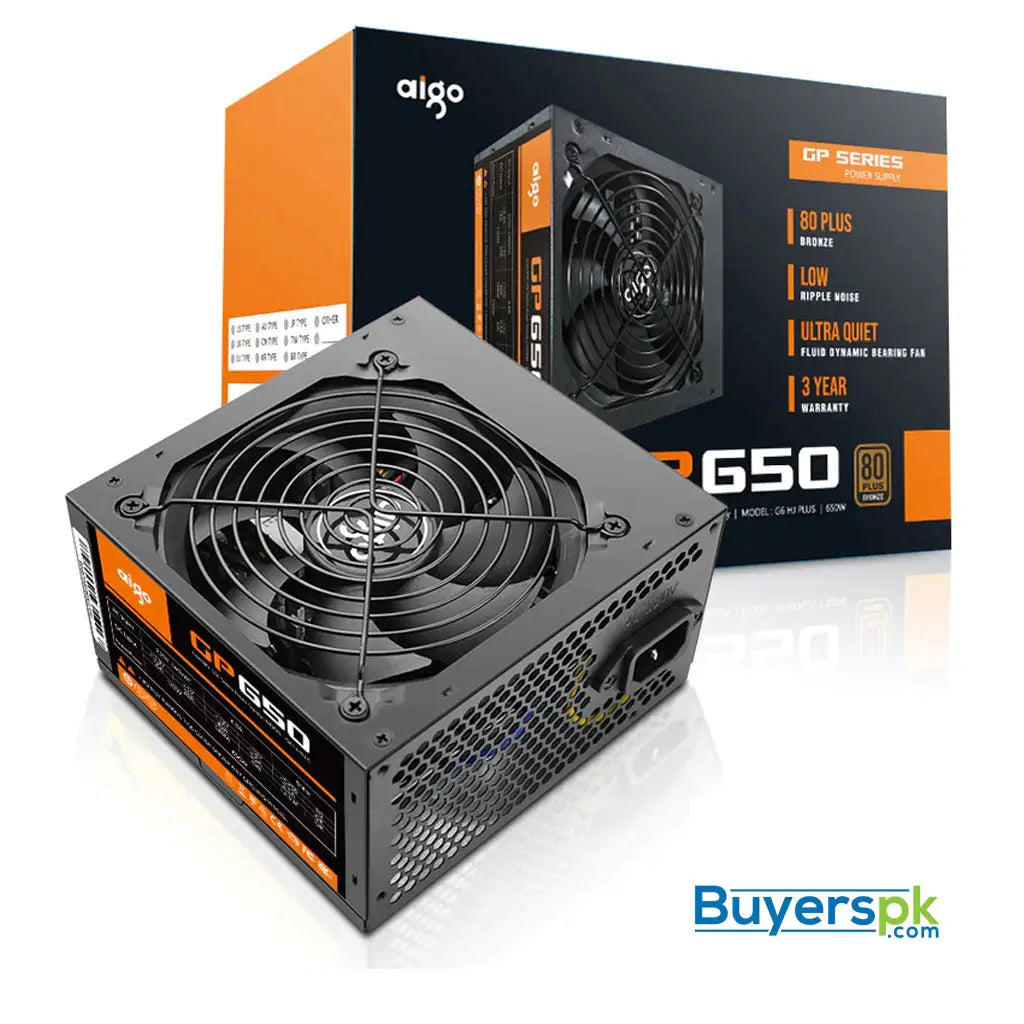 Aigo Gp650 650w 80 plus Bronze Power Supply - Price in Pakistan