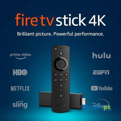 Amazon fire Tv Stick 4k Streaming Device Includes Alexa Voice Remote - Android TV Box Price in Pakistan