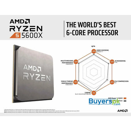 Amd Ryzen 5 5600x Processor Box - Price in Pakistan