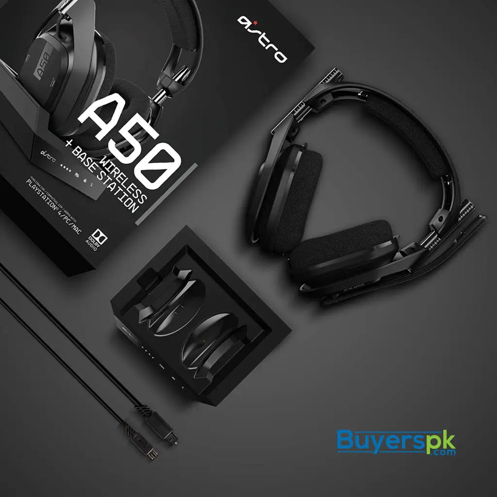 Astro A50 Wireless Gaming Headset + Base Station Gen 4 - Black/grey