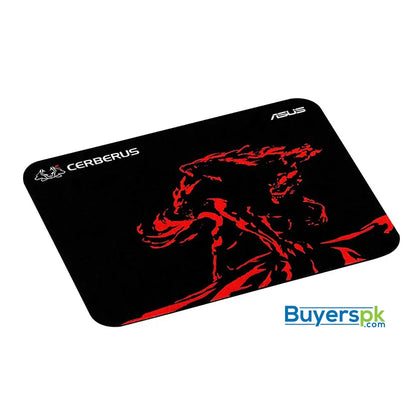 ASUS Cerberus Mat Mini Gaming Mouse Pad Red with Consistent Surface Texture and Non-Slip Rubber 250*210*2mm / 80g - Mouse Pad