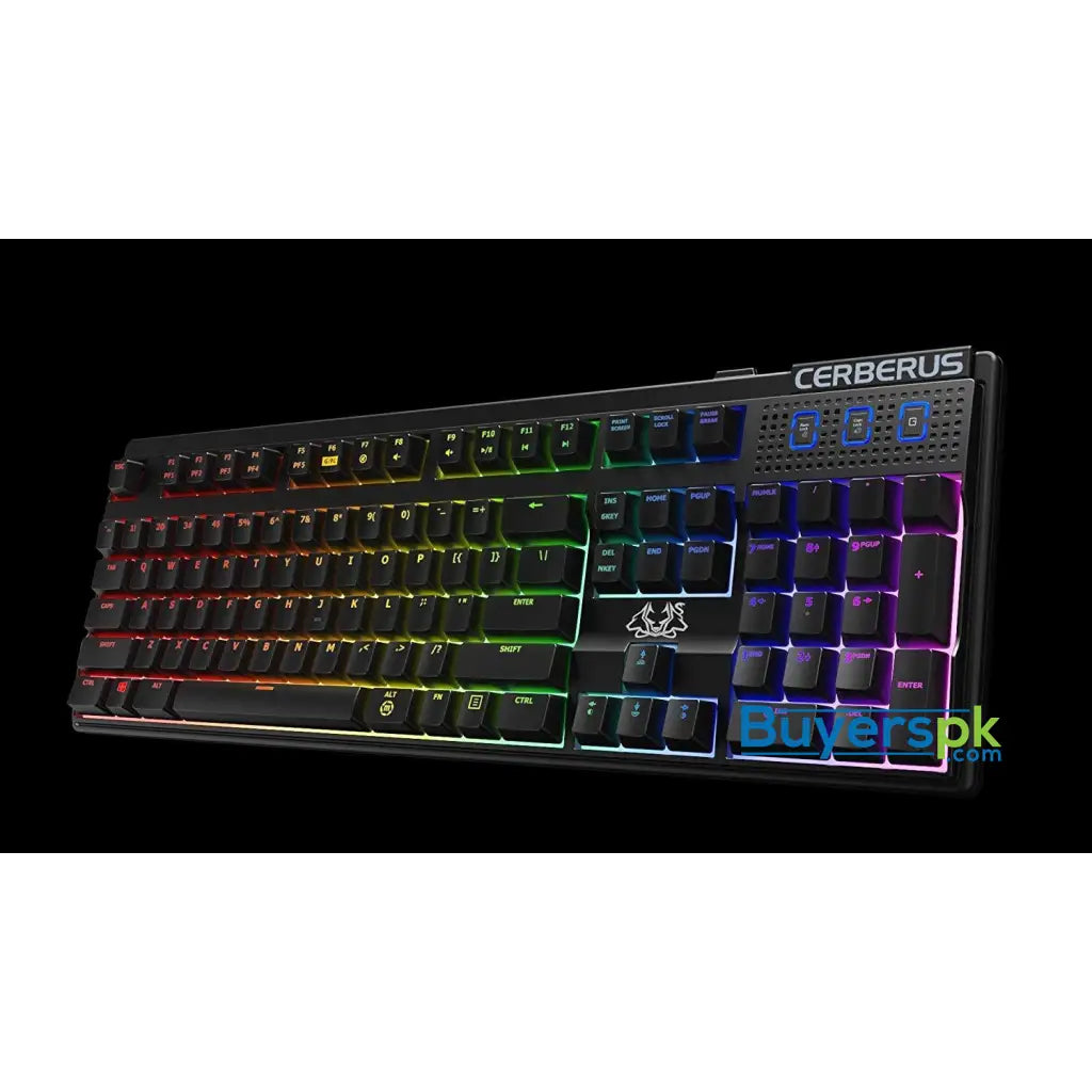 Asus Cerberus Mechanical Rgb Keyboard, Red-switch Type