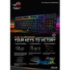 Asus Rog Claymore Aura Sync Mechanical Gaming Keyboard Cherry Mx Red Switches