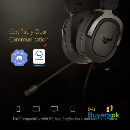 Asus Tuf Gaming H3 7.1 Surround Sound Headset - Price in Pakistan
